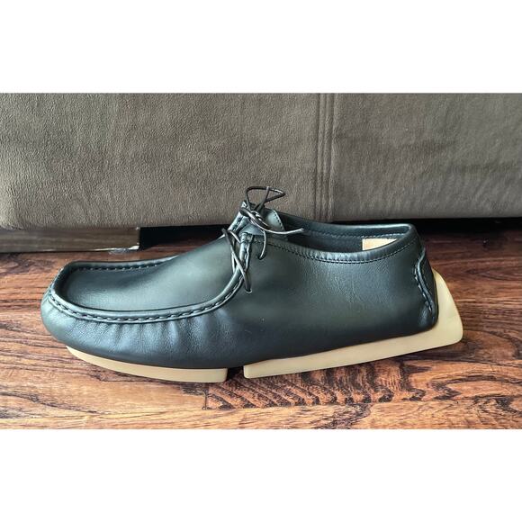 $850 NIB Men\'s Bottega Veneta Black Leather Driving Chukka Shoes Size 40(7) main image 10
